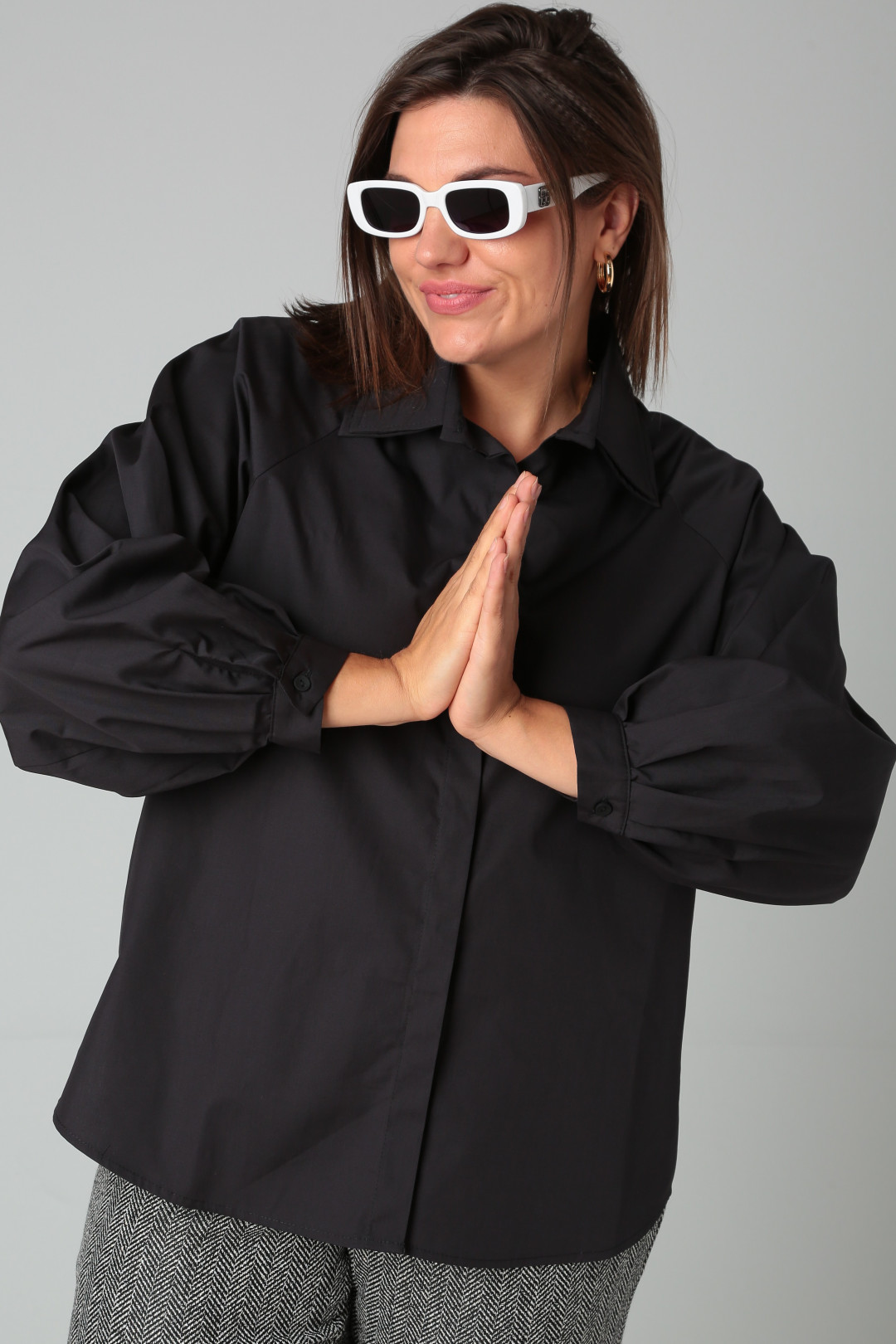 Рубашка GRATTO 4246 черный - фото 1